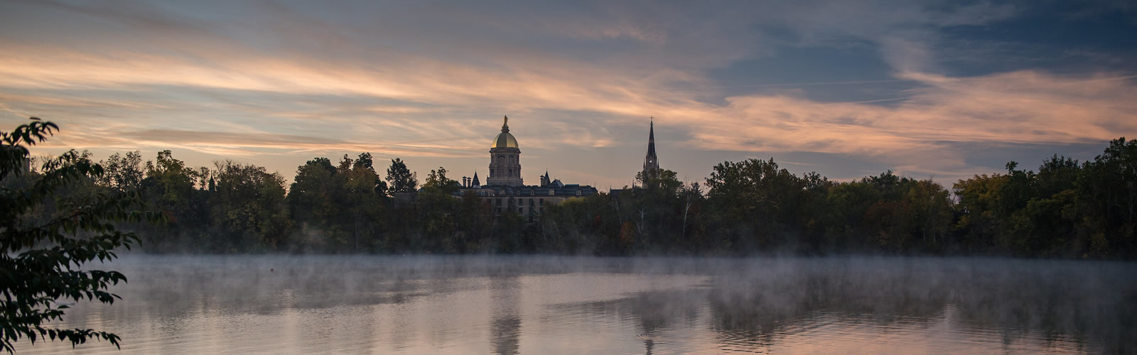 Notre Dame Lake Sunrise